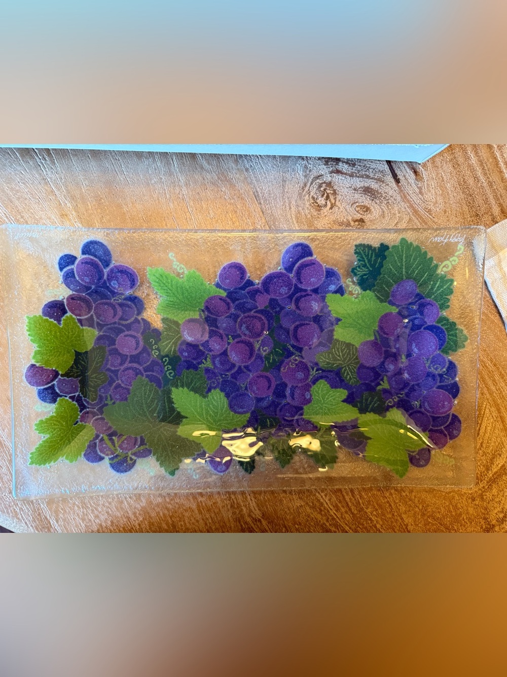 Peggy Karr grape and vine tray